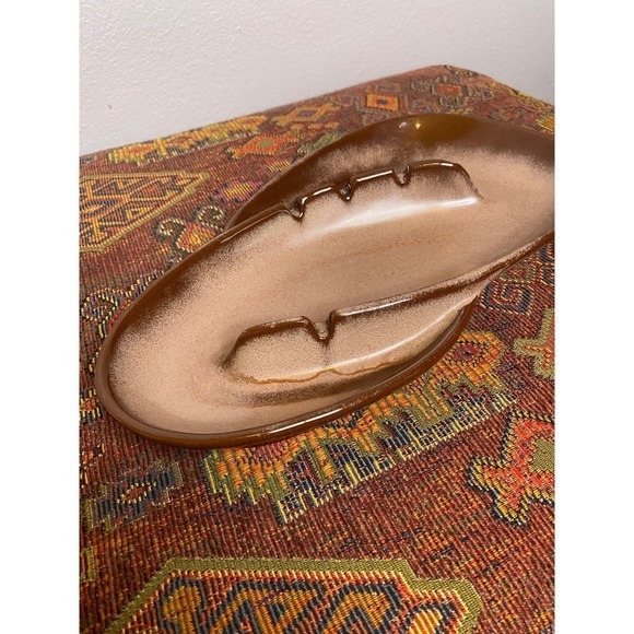 1950s VINTAGE Frankoma 203 MCM Pottery Ashtray - Picture 3 of 8